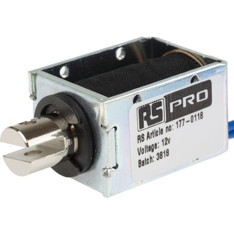 Electroaimant linéaire RS PRO 12 V 40 x 24 x 29 mm ( Prix pour 1 ) (1/3)