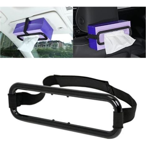 Serviette de Voiture en Papier pour Boîte à Mouchoirs, Support Universel Serviette Papier Voiture, Les Sièges Arrière des Voitures (1/4)