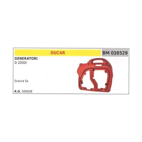 Tapa de inspección del motor izquierdo DUCAR para generador D 2000i