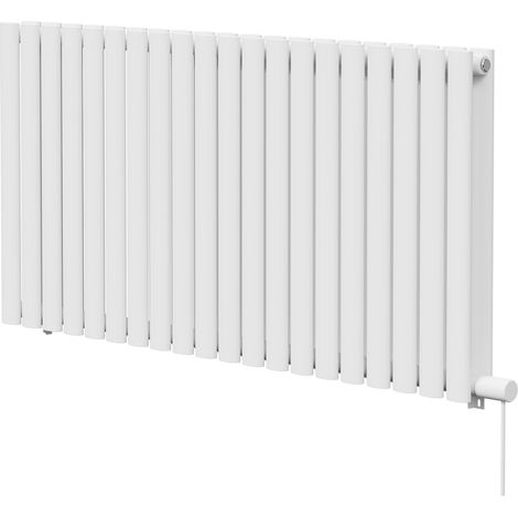 Boone White 600mm x 1200mm Horizontal Electric Double Panel Radiator (1/5)