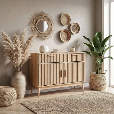 Buffet - HOME DECO FACTORY - Klaus - Design - Bois - Marron