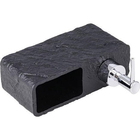 Distributeur Savon Liquide Vaisselle Noir avec Porte-éponge Pompe Doseuse (1/5)