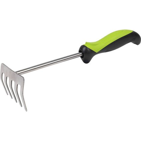 Sealey GTSG010 Hand Rake with Soft Grip Handle & Stainless Steel Tines 310mm