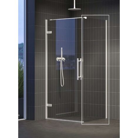 Ravak Cool - Paroi de douche, 100x195 cm, blanc mat/verre clair X9VVA0E00Z1 (1/5)