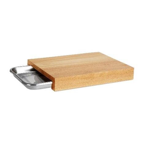 ANDREA HOUSE CC22049 Tabla Corte Mad C/Bandeja 30,5X24X4 - ref: CC22049