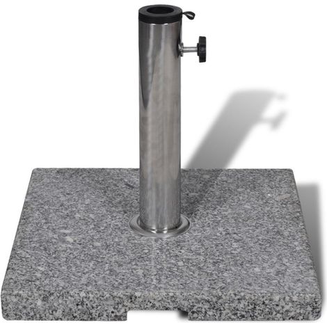 Base para sombrilla de 20 kg incluye 3 adaptadores (30/35/38 mm gris) 2202027 (1/3)