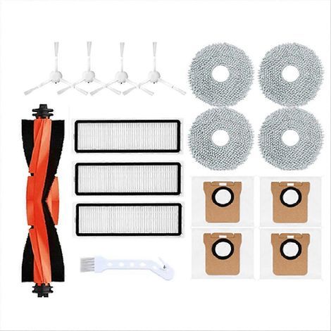 Haupt-/Seitenbürsten für den Saugroboter X20+/X20 Plus, HEPA-Filter, Wischmopp, Staubbeutel-Set (1/5)