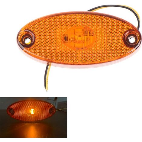 Universelle LED-Seitenmarkierungsleuchte – 12 V – Gelb (1/5)