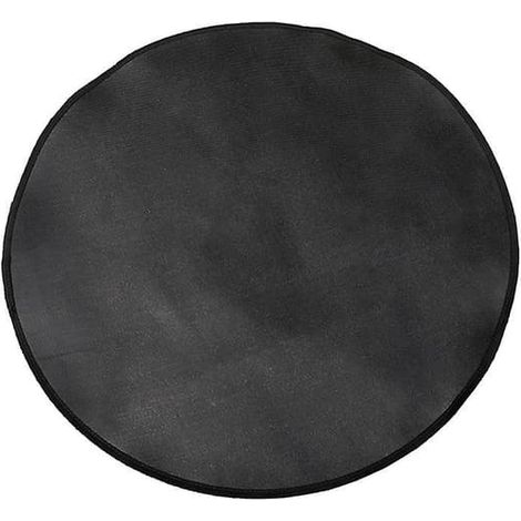 Filiyano-Tapis de protection pour foyer extérieur, tapis de barbecue rond de 91 cm (36 pouces), tapis ignifugé et isolant thermique à 3 couches, tapis