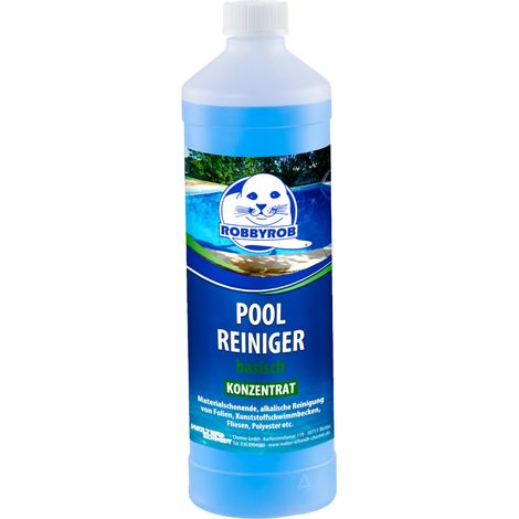 Robbyrob Poolreiniger basisch Konzentrat - Geruchsneutral 1 Liter