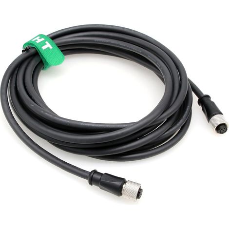 Câble femelle 8 broches pour commutateur Ethernet 12 15 Fish Finder, PVC blindé étanche CAT.5e 2 m (1/5)