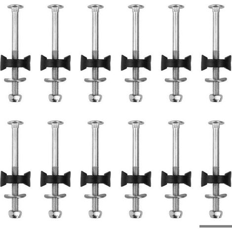 Kit de 12 vis pour trampoline, accessoires en acier galvanisé, compatibles avec les trampolines. (1/4)