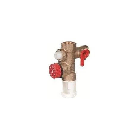 Gruppo di sicurezza 3/4 di flusso plastico dritto