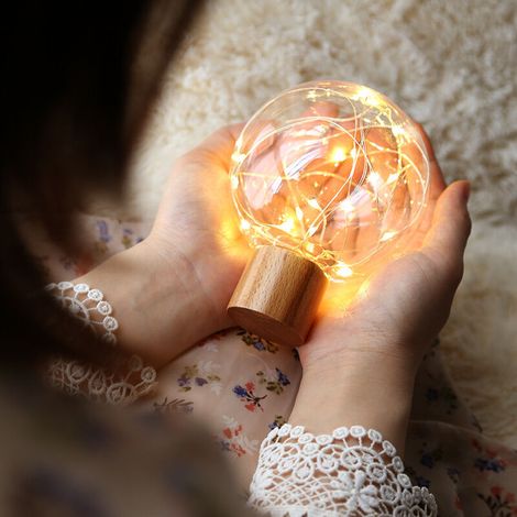 led cone starry sky light veilleuse usb plug-in veilleuse - grande veilleuse d'ambiance pour la décoration de la chambre (1/5)