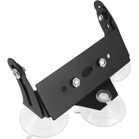 Soporte de goma de aluminio adhesivo negro para faros de coche (1/2)