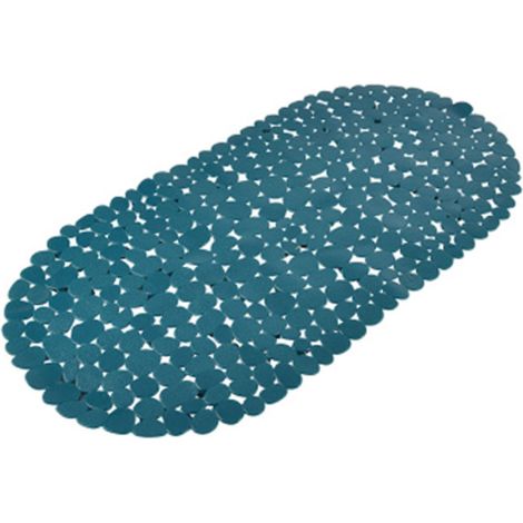 Fond de Bain Galets "Vitamine II" 36x69cm Bleu Émeraude
