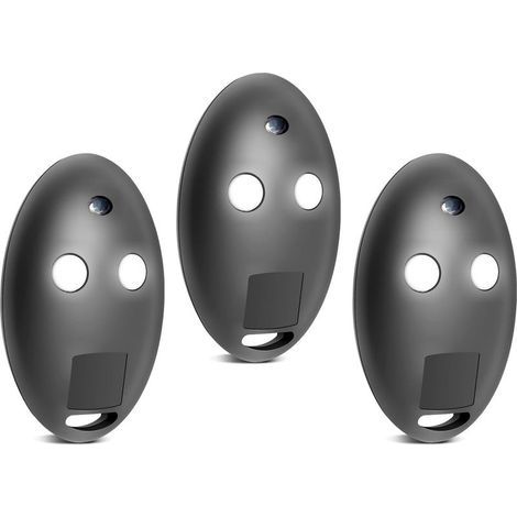 Set mit 3 Garagentor-Fernbedienungen für BFT MITTO2 - Mitto2 M 2-Kanal-Rolling-Code-Automatiktore (1/5)