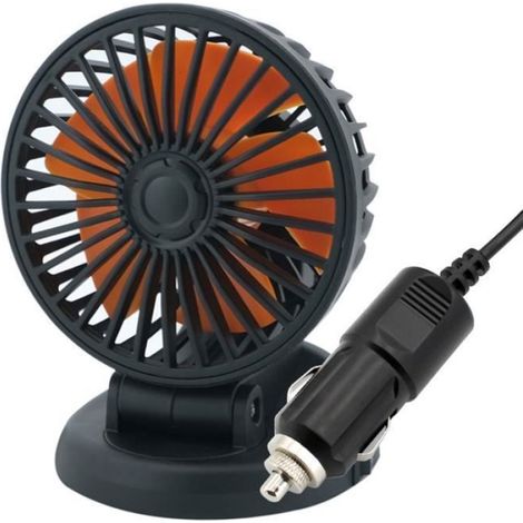 Pièces Auto,Ventilateur de refroidissement USB 5V-12 volts pour voiture camion avec prise allume-cigare à Clip - Type ALLUME (1/4)