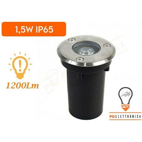 FARETTO SEGNAPASSI IP67 LED CALPESTABILE ESTERNO 1 3 5 7 12 18W GIARDINO A TERRA 1,5w,Luce Calda