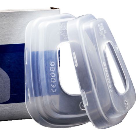 Set di 2 coperture per filtro antipolvere 3M 501 (coppia) (1/2)
