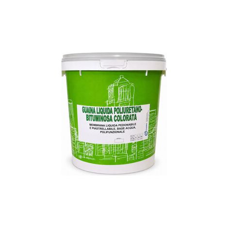 GUAINA LIQUIDA POLIURETANO BITUMINOSA GRIGIO  2,5 KG