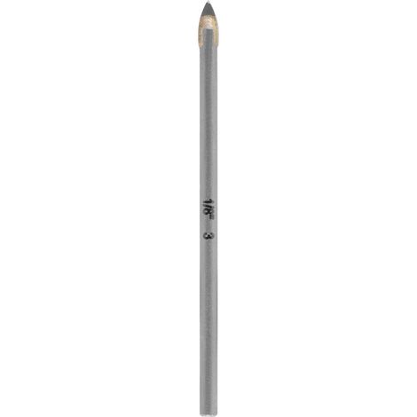 kwb Hartmetall-Glasbohrer, Ø 3 mm (Hartmetallplatte, Zentrierspitze, niedrige Drehzahl, Schneidöl, Rundschaft) (1/2)