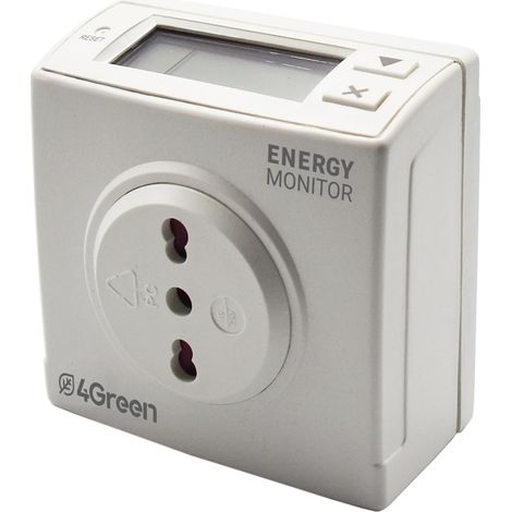 Contatore di Energia Elettrica a Spina Italiana Vemer VE798600 Energy Monitor
