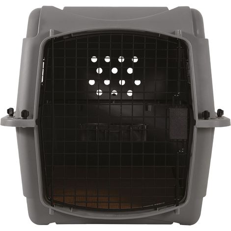 Cage de transport pour chat Sky Kennel IATA – Modèle 200 – Taille M – Ventilation 360° – Plastique recyclé – Sécurisée pour voyages en avion – Pet Mate