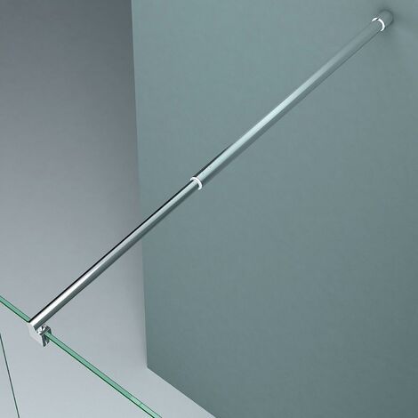 Freosen – Teleskop-Stabilisierungsstange für Duschkabinen – Edelstahl 304 – Verstellbare Länge 700–1200 mm – Glasstärke 5–10 mm – Befestigung mit Innensechskantschrauben (1/5)