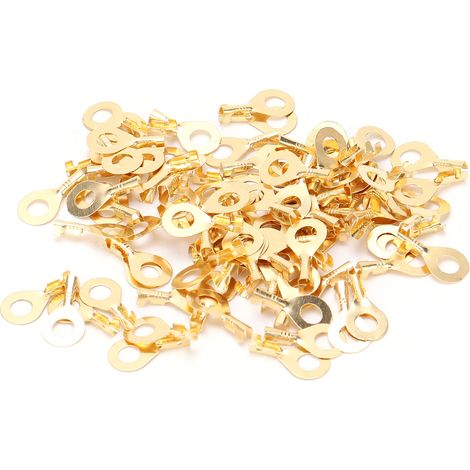100 cosses à sertir à froid pour câble de batterie, connecteur M6 6,2 mm (1/5)