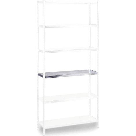 raaco 118835 Tablette (l x H x P) 885 x 36 x 310 mm acier argent 5 pc(s)