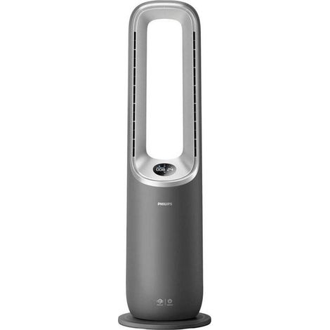 Purificador de aire Philips 3 en 1 Airperformer, calefacción + aire acondicionado Serie 8000, filtro HEPA, negro (AMF870/15)