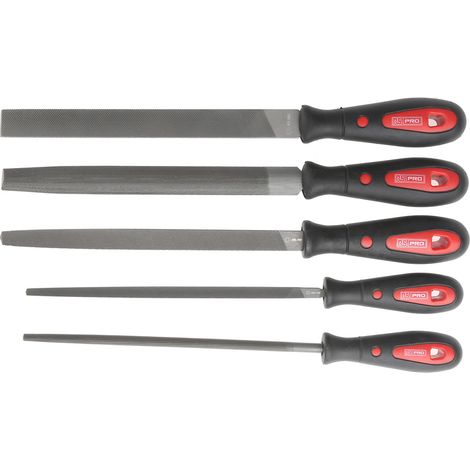 Jeu de limes d'atelier type Batarde 200mm x 5 ( Prix pour 1 Jeu ) (1/5)
