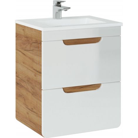 Ensemble meuble vasque - 50 cm - Archipel White - Livraison gratuite