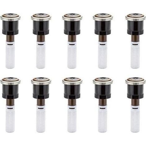 Pack 10 Toberas Rotator MP-SS Franja Lateral Hunter - Boquillas Difusores de Riego 1,5 x 9,2 m Lateral