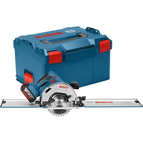 Bosch 18v GKS 18V-57 G 165mm Cordless Circular Saw Bare Lboxx + 800mm Guide Rail (1/4)