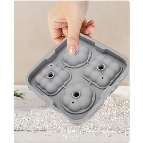 à glaçons 2 en 1 silicone pour cubes avec couvercles, whisky, (1/5)