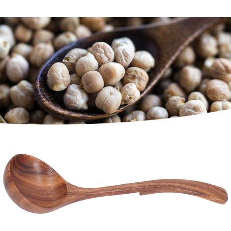 Cuillère en Bois d'Acacia pour Enfants - Ustensile de Cuisine Écologique pour Maison et Restauration (1/5)