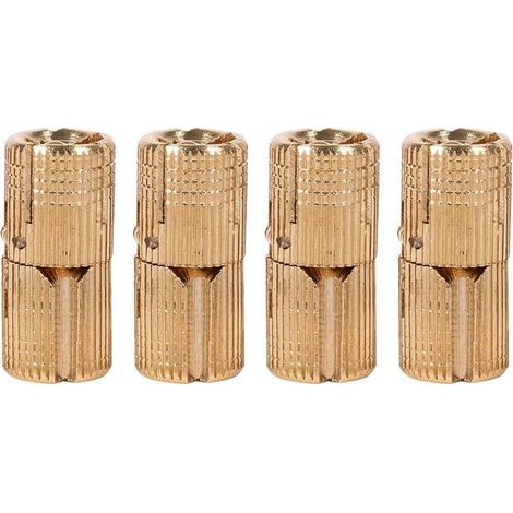 pieces 10 mm pure copper invisible hinges for jewelry boxes, gift boxes, countertops (10 mm) (1/4)