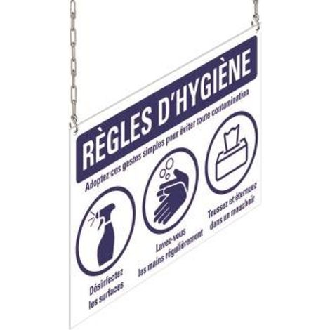 PROVOST - Chaînettes de suspension métalliques - Lot de 5 (2 m + 4 suspentes)