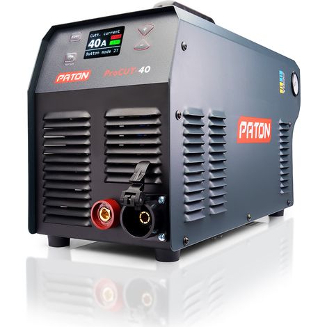 PATON ProCUT-40 Découpeur plasma 240V 40A – Coupe nette jusqu’à 12 mm, machine de découpe de l’acier, équipement portable (1/5)