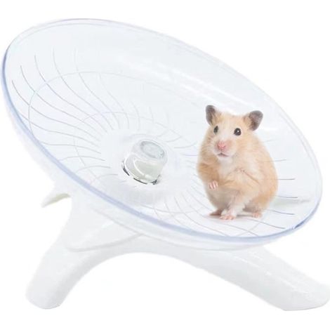 Roue d'exercice silencieuse pour hamsters, gerbilles, souris, hérissons et autres animaux (1/5)