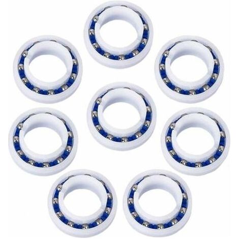 C60 Roue de Rechange pour roulements de Piscine pour Nettoyeur de Piscine Polaris 280/180, Paquet de 8 Nettoyant pour Piscine sous Pression à roulements C-60 C60.. (1/5)