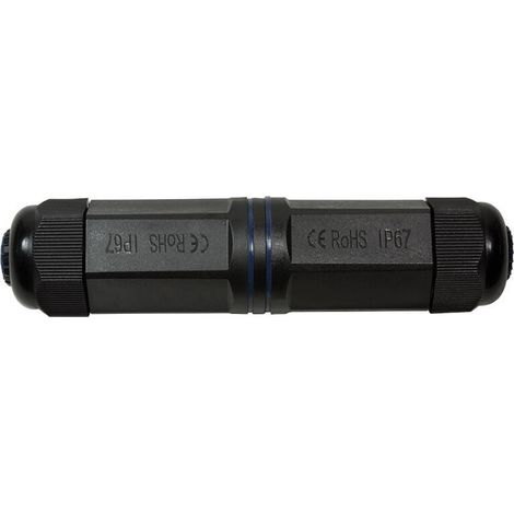 LOGILINK NP0080 - CONECTOR DE CABLE (2 CONECTORES RJ45, IP67, IMPERMEABLE)