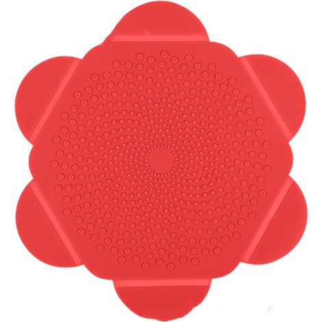 1 pièce dessous de plat en silicone, antidérapant, résistant à la chaleur jusqu'à 500 °F, pour protection des surfaces de cuisine (1/5)
