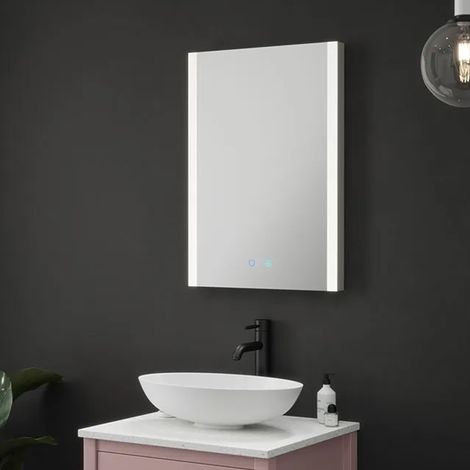 Reims Tunable Dimmable LED Mirror with Touch Sensor, Diffused Border and Demister (1/3)