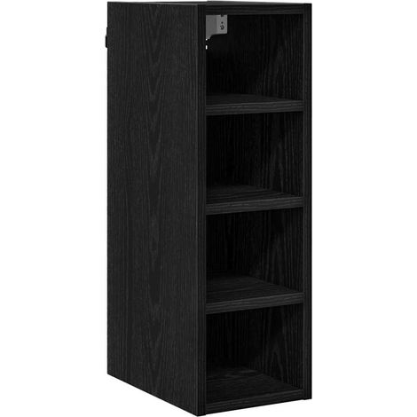 Maison Exclusive - Armadio pensile Rovere nero 20 x 29,5 x 60 cm Legno multistrato