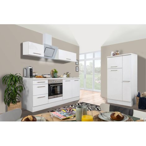 Cucina Blocco Cucina Blocco Cucina Amanda Bianco 300 cm Respecta Premium (1/5)
