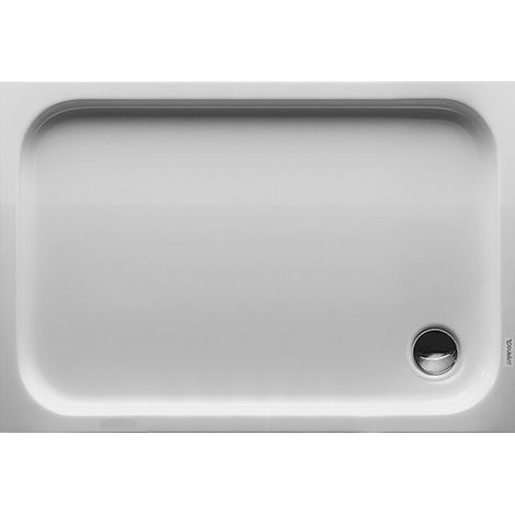 Receveur de douche rectangulaire D-CODEavec antidérapant blanc 1200x800x85mm