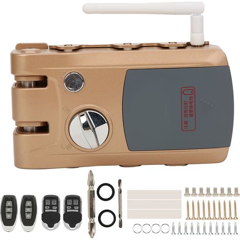 Verrou électronique intelligent sans clé, déverrouillage Bluetooth anti‑vol, serrure de porte à induction télécommandée (1/5)